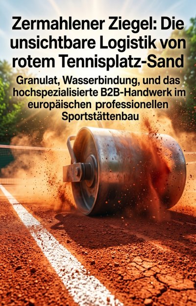 'Cover von Zermahlener Ziegel: Die unsichtbare Logistik von rotem Tennisplatz-Sand'-Cover