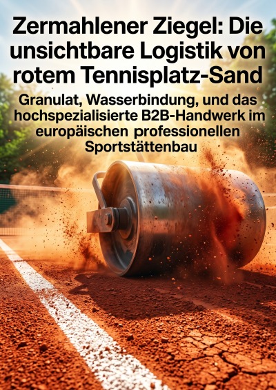 'Cover von Zermahlener Ziegel: Die unsichtbare Logistik von rotem Tennisplatz-Sand'-Cover