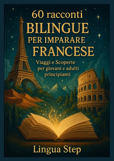 'Cover von 60 Racconti Bilingui per Imparare il Francese: Viaggi e Scoperte'-Cover