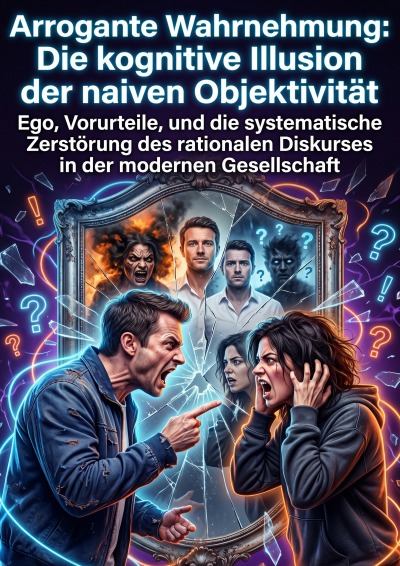 'Cover von Arrogante Wahrnehmung: Die kognitive Illusion der naiven Objektivität'-Cover