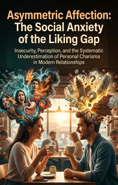 'Cover von Asymmetric Affection: The Social Anxiety of the Liking Gap'-Cover