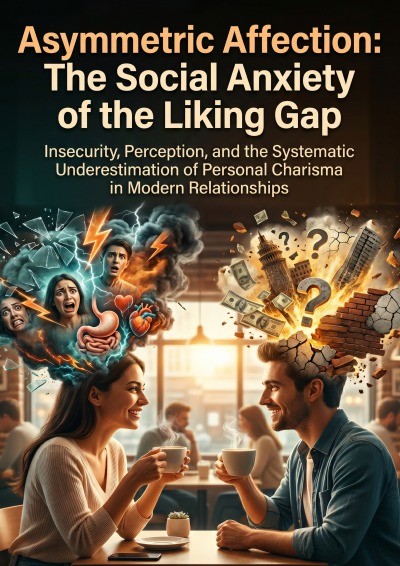 'Cover von Asymmetric Affection: The Social Anxiety of the Liking Gap'-Cover