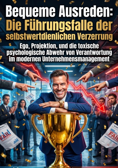 'Cover von Bequeme Ausreden: Die Führungsfalle der selbstwertdienlichen Verzerrung'-Cover