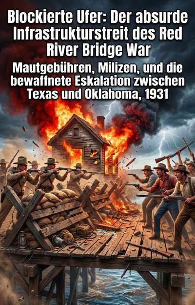 'Cover von Blockierte Ufer: Der absurde Infrastrukturstreit des Red River Bridge War'-Cover