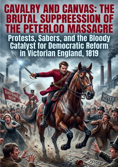 'Cover von Cavalry and Canvas: The Brutal Suppression of the Peterloo Massacre'-Cover