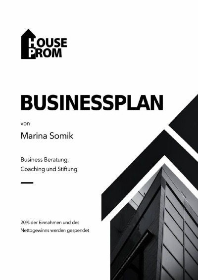 'Cover von Businessplan House Prom'-Cover
