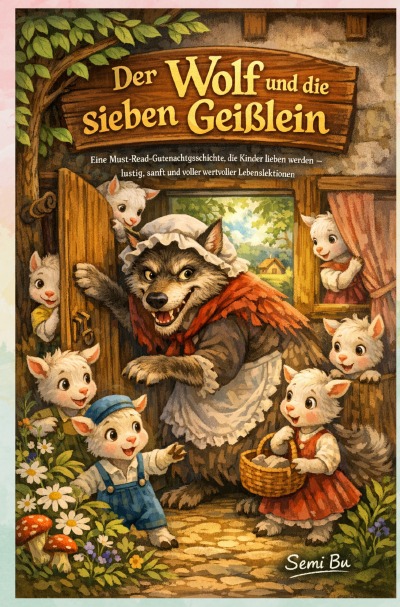 'Cover von Der Wolf und die sieben Geißlein'-Cover
