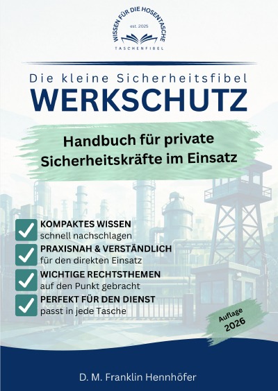 'Cover von Die kleine Sicherheitsfibel – Werkschutz – Auflage 2026'-Cover