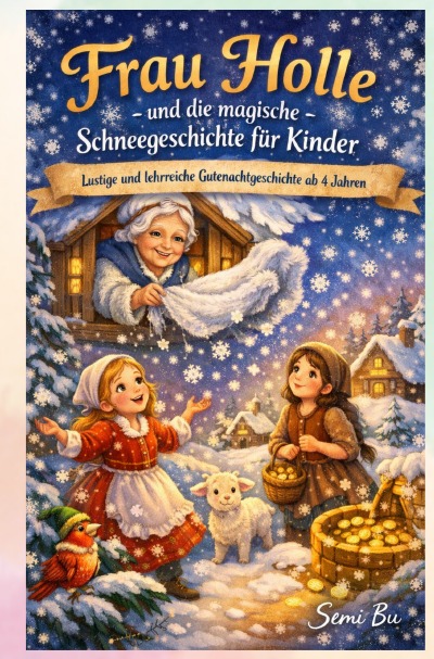 'Cover von Frau Holle und die magische Schneegeschichte für Kinder'-Cover