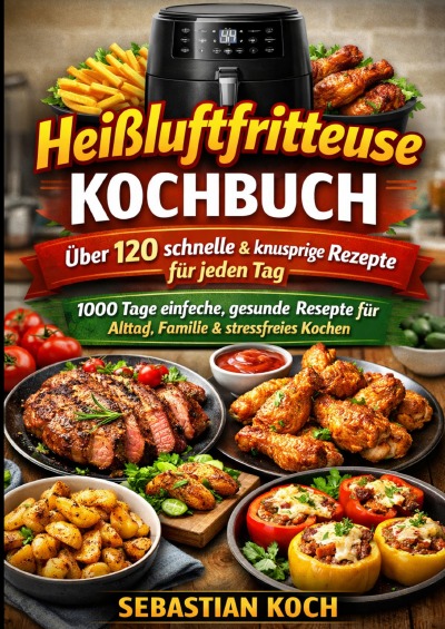 'Cover von Das ultimative Heißluftfritteuse Kochbuch – Schnell, knusprig & gesund genießen'-Cover