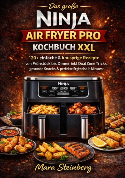'Cover von Das große Ninja Air Fryer Pro Kochbuch XXL'-Cover