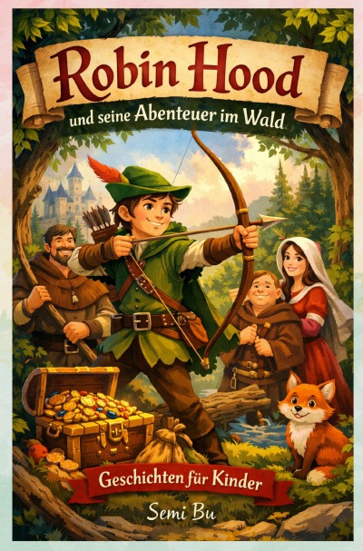'Cover von Robin Hood und seine Abenteuer im Wald'-Cover