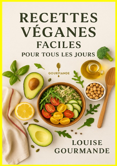 'Cover von Recettes Véganes Faciles pour Tous les Jours'-Cover