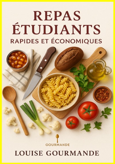 'Cover von Repas Étudiants Rapides et Économiques'-Cover