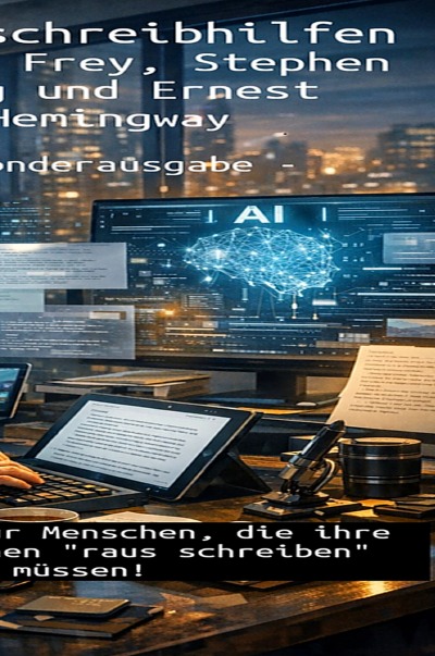 'Cover von Romanschreibhilfen von N. Frey – Stephen King – Ernest Hemingway'-Cover