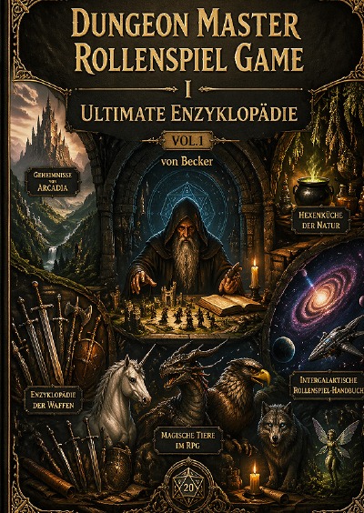'Cover von Dungeon Master Rollenspiel Game I Ultimate Enzyklopädie Vol.1'-Cover