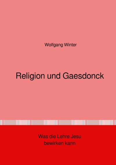 'Cover von Religion und Gaesdonck'-Cover