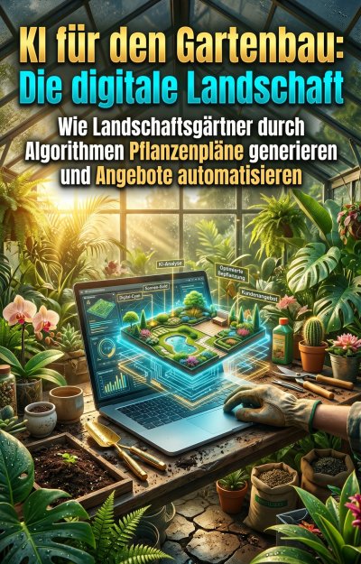 'Cover von KI für den Gartenbau: Die digitale Landschaft'-Cover