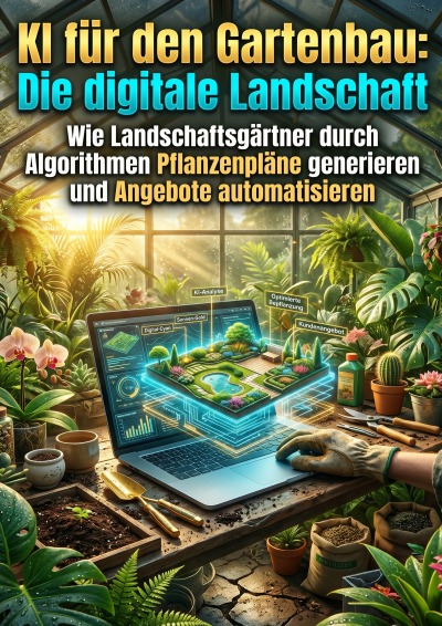 'Cover von KI für den Gartenbau: Die digitale Landschaft'-Cover