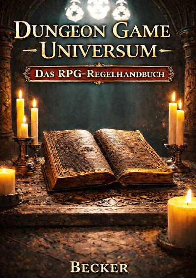 'Cover von Dungeon Game-Universum I Das RPG-Regelhandbuch'-Cover