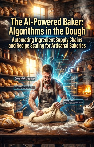 'Cover von The AI-Powered Baker: Algorithms in the Dough'-Cover