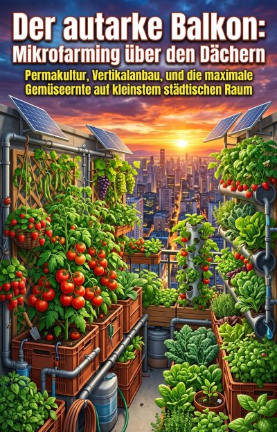 'Cover von Der autarke Balkon: Mikrofarming über den Dächern'-Cover