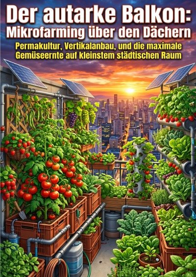 'Cover von Der autarke Balkon: Mikrofarming über den Dächern'-Cover