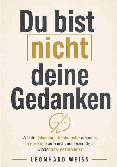 'Cover von Du bist nicht deine Gedanken'-Cover