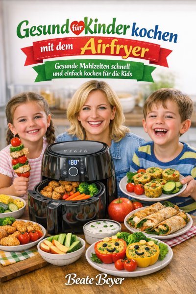 'Cover von Gesund für Kinder kochen mit dem Airfryer'-Cover