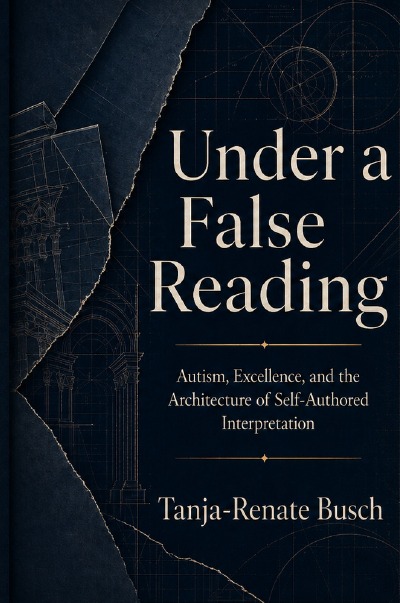 'Cover von Under a False Reading Autism, Excellence, and the Architecture of Self-Authored Interpretation'-Cover