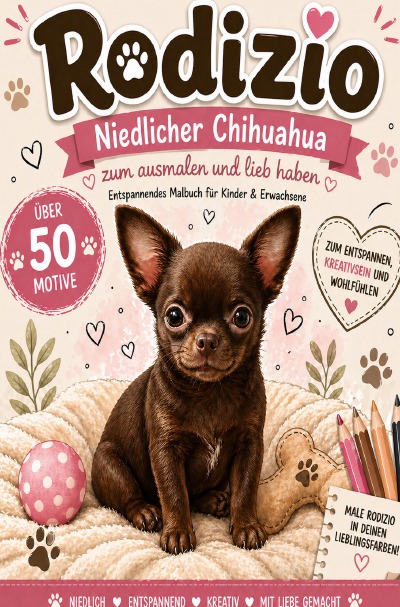 'Cover von Rodizio Niedlicher Chihuahua zum ausmalen und lieb haben'-Cover
