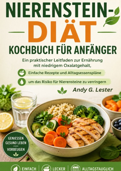 'Cover von Nierenstein-Diät-Kochbuch für Anfänger'-Cover