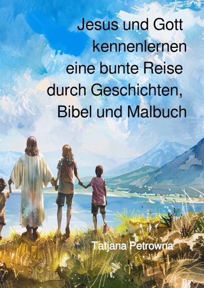 'Cover von Jesus und Gott kennenlernen – eine bunte Reise durch Geschichten, Bibel und Malbuch'-Cover
