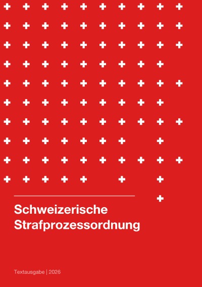 'Cover von Schweizerische Strafprozessordnung 2026'-Cover