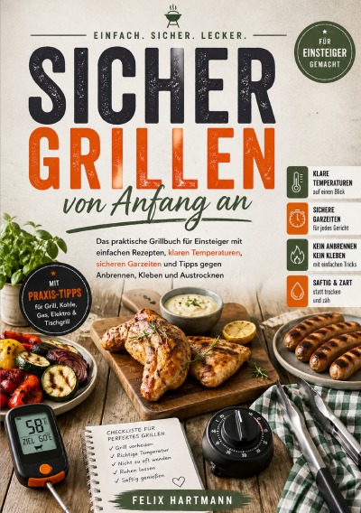 'Cover von Sicher grillen von Anfang an'-Cover