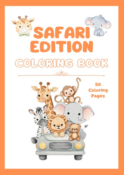 'Cover von Safari Edition – Coloring Book'-Cover