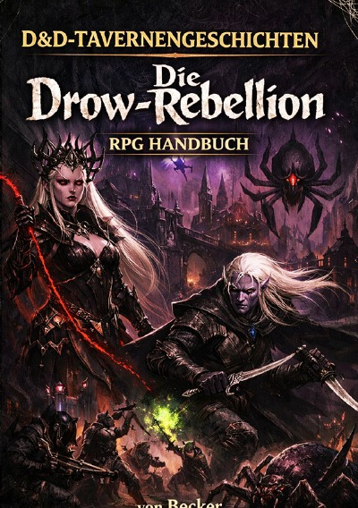 'Cover von D&D-Tavernengeschichten I Die Drow-Rebellion RPG Handbuch'-Cover