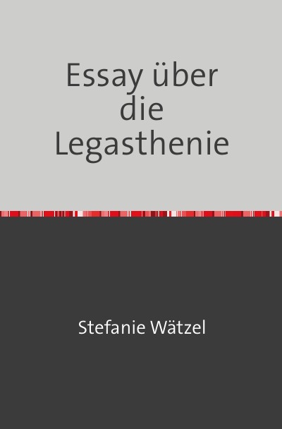 'Cover von Essay über die Legasthenie'-Cover