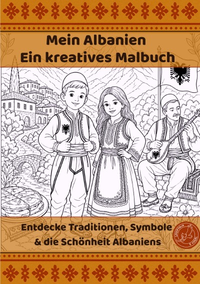 'Cover von Mein Albanien ein kreatives Malbuch'-Cover