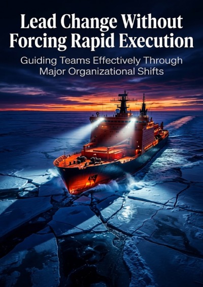 'Cover von Lead Change Without Forcing Rapid Execution'-Cover