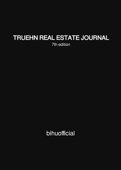 'Cover von TRUEHN REAL ESTATE JOURNAL'-Cover