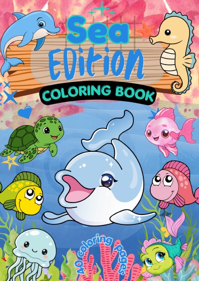 'Cover von Sea Edition – Coloring Book'-Cover