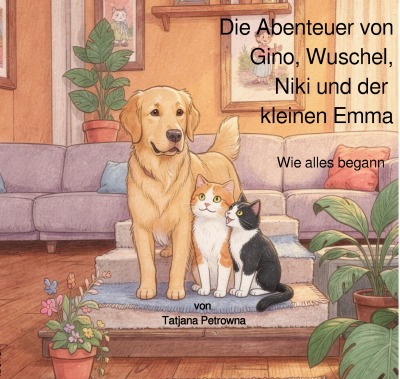 'Cover von Die Abenteuer von Gino, Wuschel, Niki und der kleinen Emma'-Cover