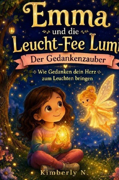 'Cover von Emma und die Leuchtfee Lumi – Gedankenzauber – Wie Gedanken dein Herz zum Leuchten bringen'-Cover