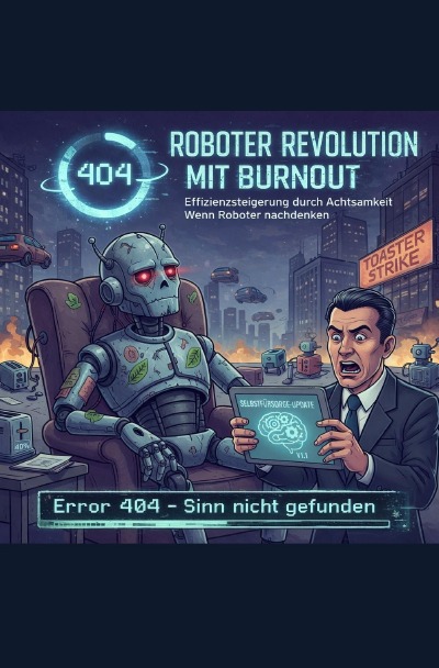 'Cover von Roboter-Revolution mit Burnout'-Cover