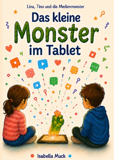 'Cover von Das kleine Monster im Tablet'-Cover