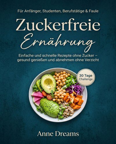 'Cover von Zuckerfreie Ernährung für Anfänger, Studenten, Berufstätige & Faule'-Cover