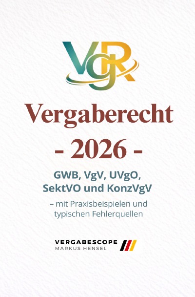 'Cover von Vergaberecht 2026'-Cover