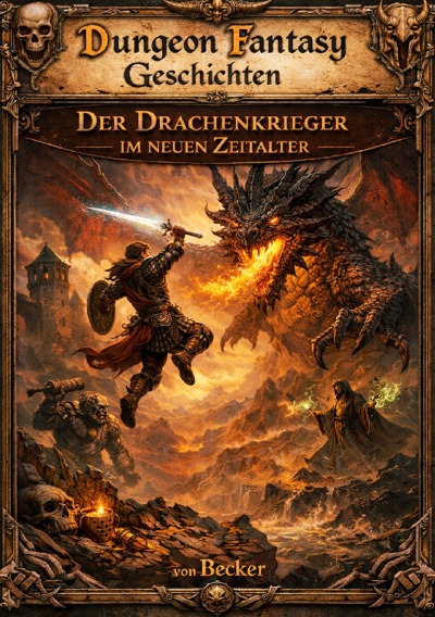 'Cover von Dungeon Fantasy Geschichten I Der Drachenkrieger im neuen Zeitalter'-Cover