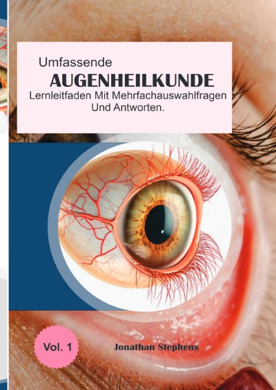 'Cover von Umfassender Lernleitfaden für Multiple-Choice-Fragen und Antworten zur Augenheilkunde'-Cover